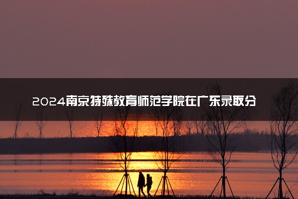 2024南京特殊教育师范学院在广东录取分数线 各专业分数及位次