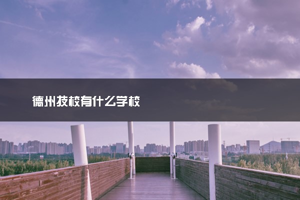 德州技校有什么学校