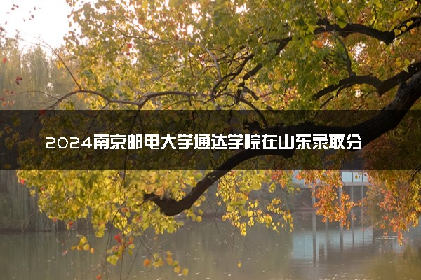 2024南京邮电大学通达学院在山东录取分数线 各专业分数及位次