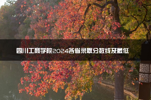 四川工商学院2024各省录取分数线及最低位次是多少
