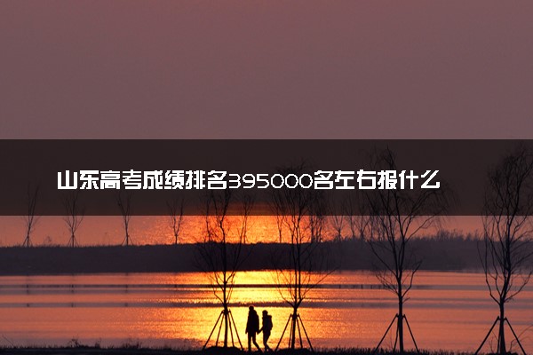 山东高考成绩排名395000名左右报什么大学好（2025年参考）