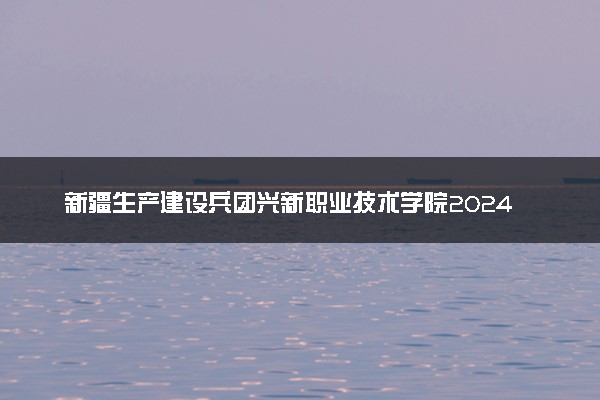 新疆生产建设兵团兴新职业技术学院2024年各省录取分数线 多少分能考上