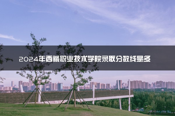 2024年西藏职业技术学院录取分数线是多少 各省最低分数线及位次