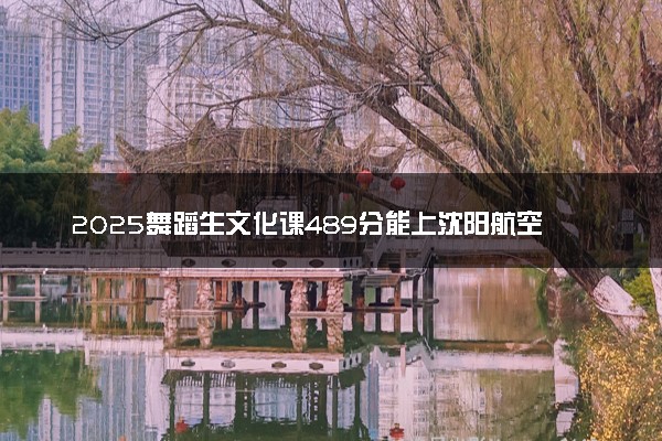 2025舞蹈生文化课489分能上沈阳航空航天大学吗