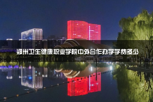 郑州卫生健康职业学院中外合作办学学费多少钱 各专业收费标准
