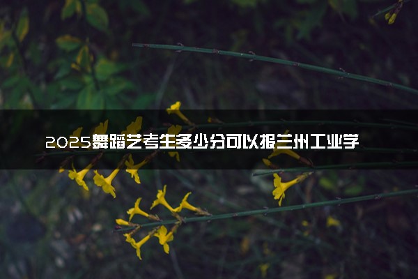 2025舞蹈艺考生多少分可以报兰州工业学院