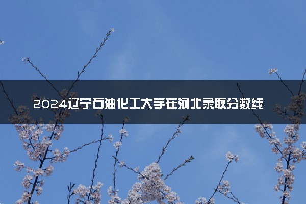 2024辽宁石油化工大学在河北录取分数线 各专业分数及位次