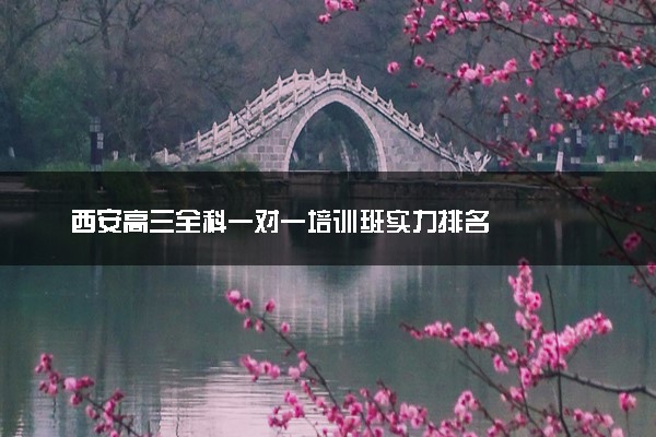 西安高三全科一对一培训班实力排名