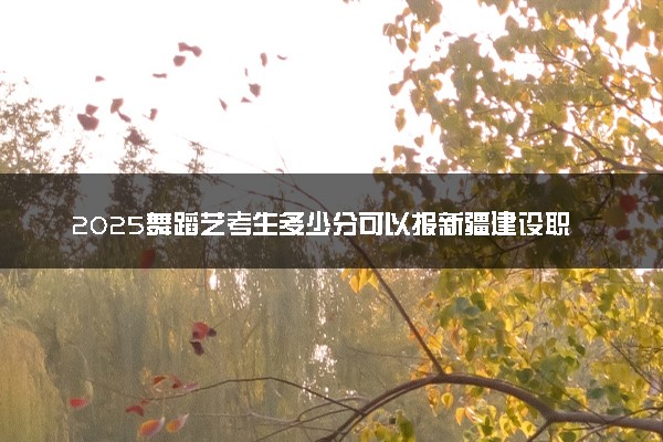 2025舞蹈艺考生多少分可以报新疆建设职业技术学院