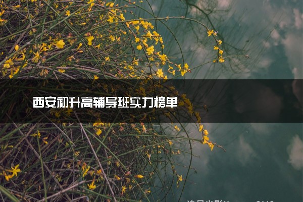 西安初升高辅导班实力榜单