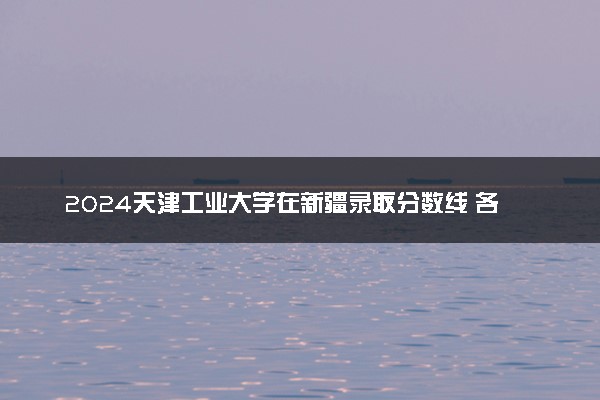 2024天津工业大学在新疆录取分数线 各专业分数及位次