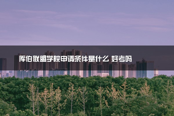 库伯联盟学院申请条件是什么 好考吗