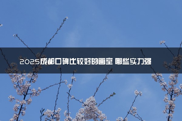 2025成都口碑比较好的画室 哪些实力强