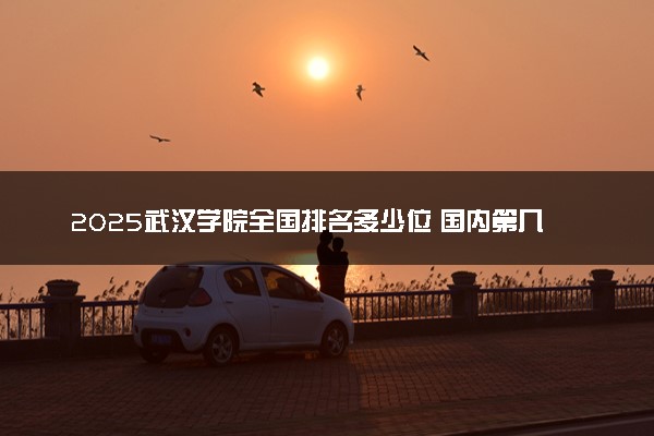 2025武汉学院全国排名多少位 国内第几名