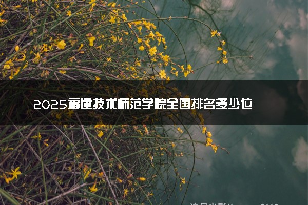 2025福建技术师范学院全国排名多少位 国内第几名