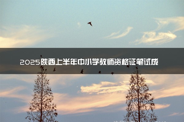 2025陕西上半年中小学教师资格证笔试成绩查询时间及入口