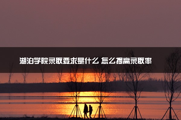 湖泊学院录取要求是什么 怎么提高录取率