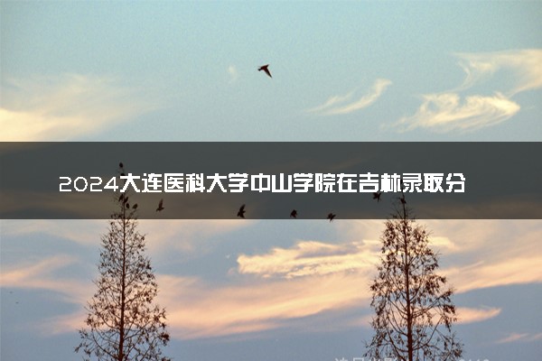 2024大连医科大学中山学院在吉林录取分数线 各专业分数及位次