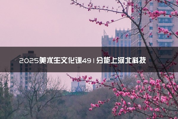 2025美术生文化课491分能上河北科技师范学院吗