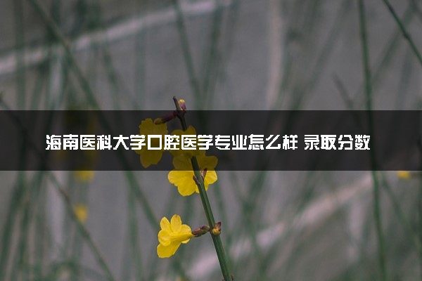 海南医科大学口腔医学专业怎么样 录取分数线多少