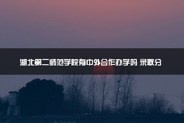 湖北第二师范学院有中外合作办学吗 录取分数线是多少
