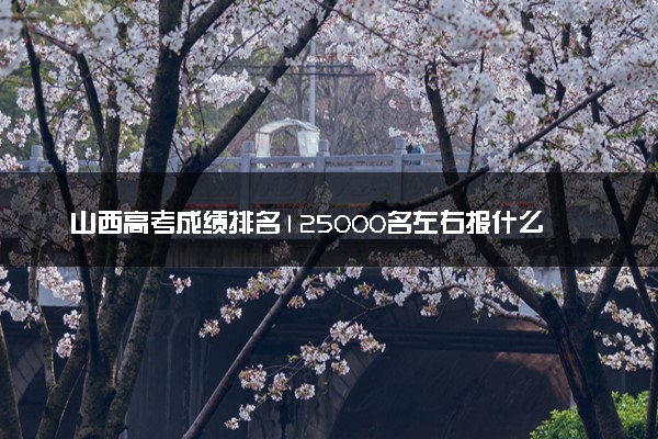 山西高考成绩排名125000名左右报什么大学好（2025年参考）