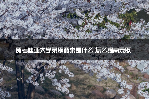 康考迪亚大学录取要求是什么 怎么提高录取率