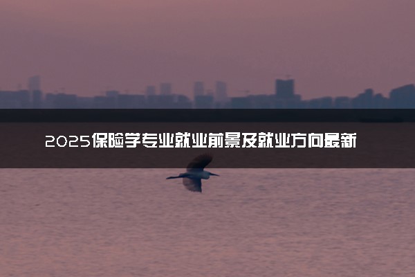 2025保险学专业就业前景及就业方向最新 好找工作吗