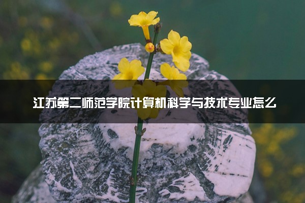 江苏第二师范学院计算机科学与技术专业怎么样 录取分数线多少