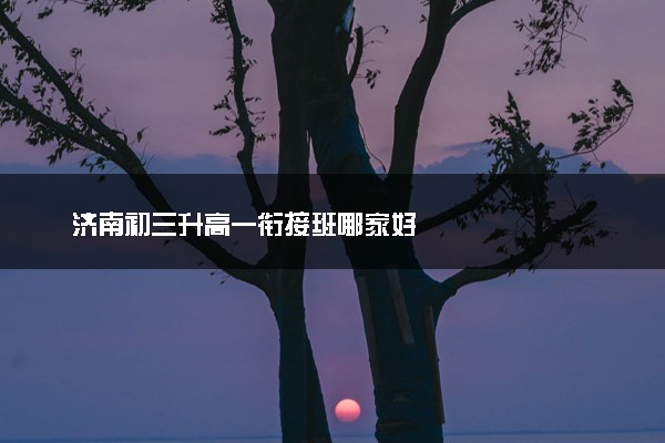 济南初三升高一衔接班哪家好