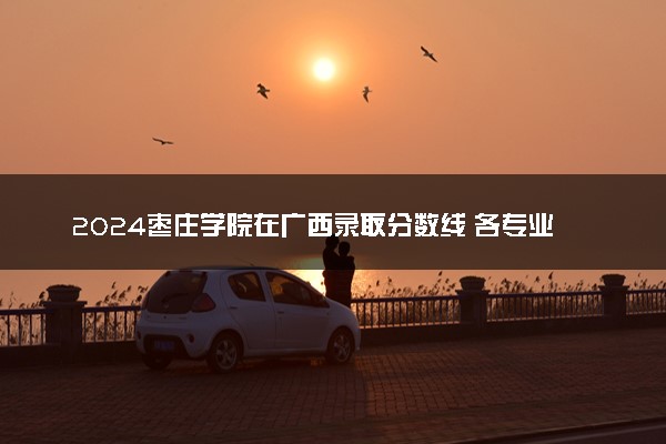 2024枣庄学院在广西录取分数线 各专业分数及位次