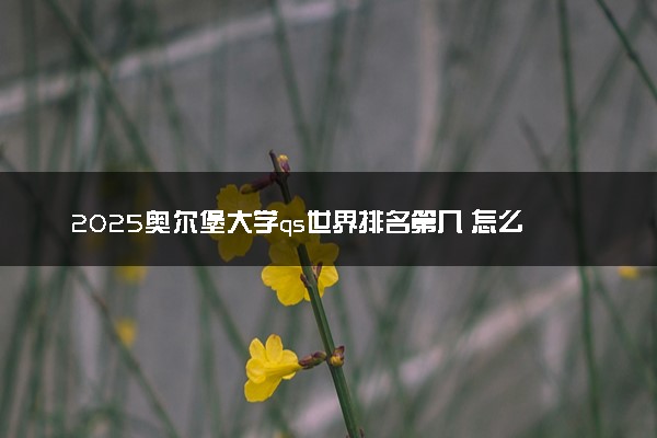 2025奥尔堡大学qs世界排名第几 怎么考进去