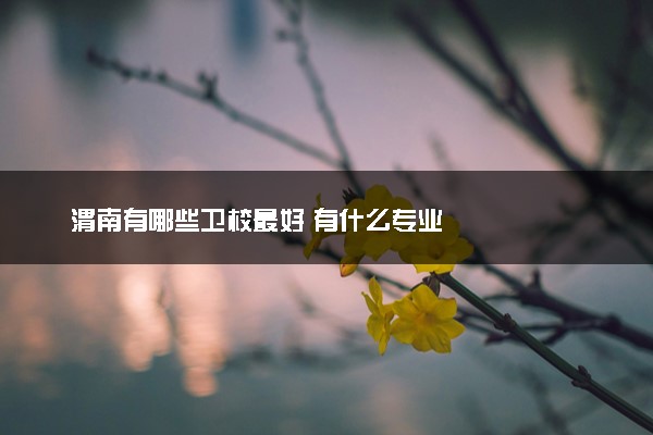 渭南有哪些卫校最好 有什么专业