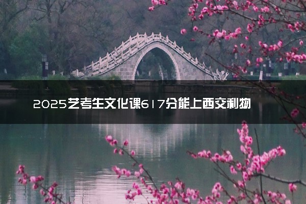 2025艺考生文化课617分能上西交利物浦大学吗