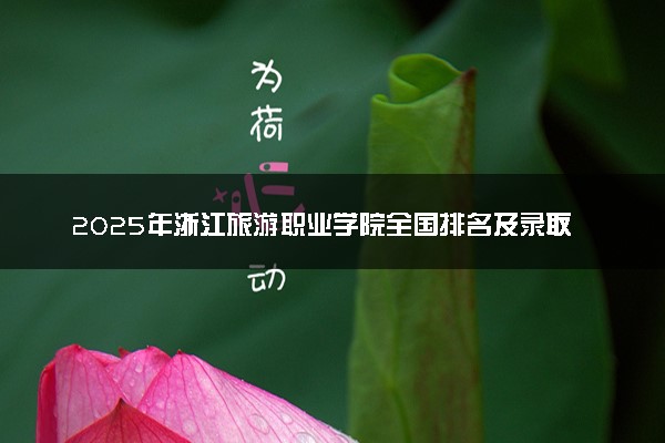 2025年浙江旅游职业学院全国排名及录取分数线