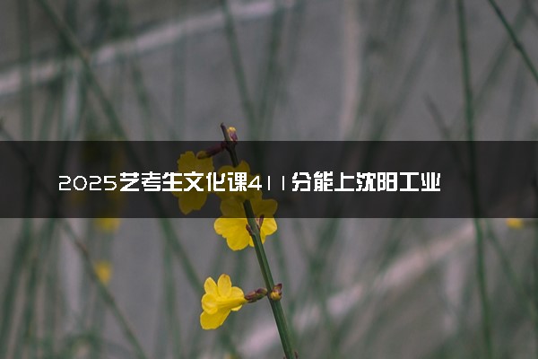 2025艺考生文化课411分能上沈阳工业大学吗