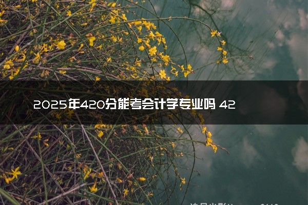 2025年420分能考会计学专业吗 420分会计学专业大学推荐