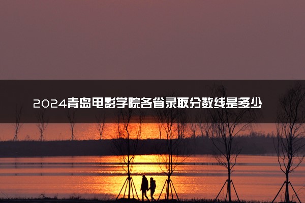 2024青岛电影学院各省录取分数线是多少 最低分及位次
