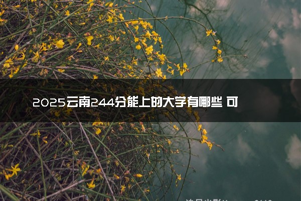 2025云南244分能上的大学有哪些 可以报考院校名单