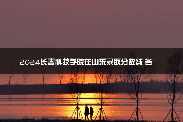 2024长春科技学院在山东录取分数线 各专业分数及位次
