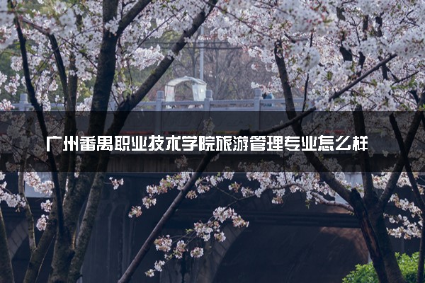 广州番禺职业技术学院旅游管理专业怎么样 录取分数线多少
