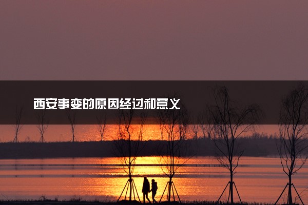 西安事变的原因经过和意义