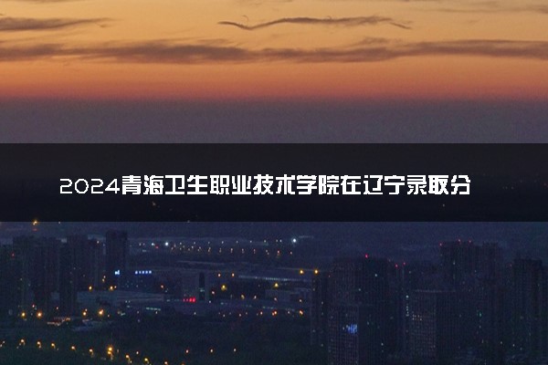2024青海卫生职业技术学院在辽宁录取分数线 各专业分数及位次