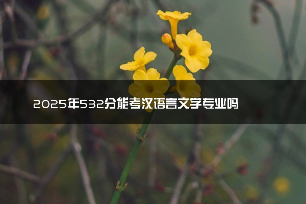 2025年532分能考汉语言文学专业吗 532分汉语言文学专业大学推荐