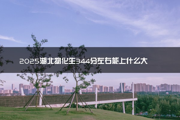 2025湖北物化生344分左右能上什么大学 可以报考的院校名单