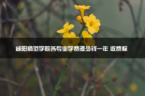 咸阳师范学院各专业学费多少钱一年 收费标准是什么
