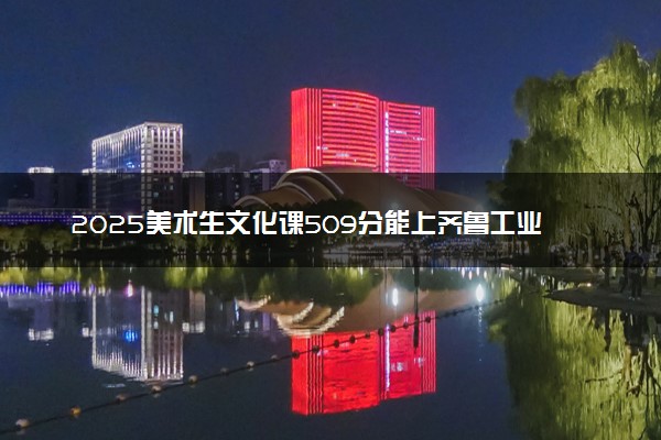 2025美术生文化课509分能上齐鲁工业大学吗