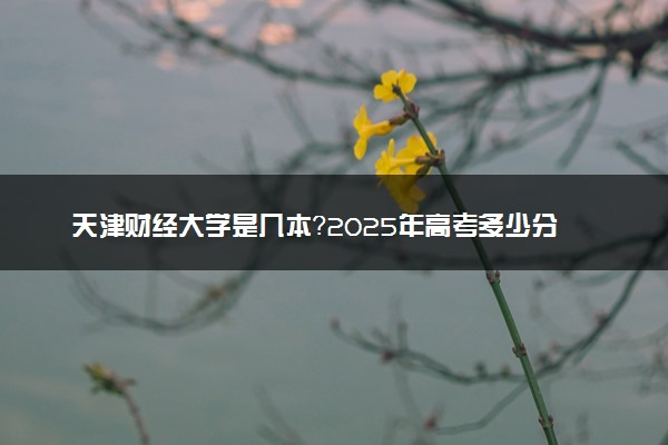 天津财经大学是几本？2025年高考多少分能上及报考建议