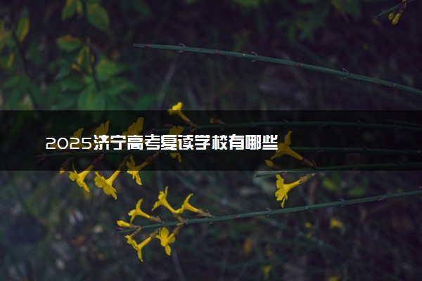 2025济宁高考复读学校有哪些