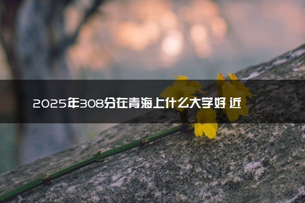 2025年308分在青海上什么大学好 近三年录取分数线是多少
